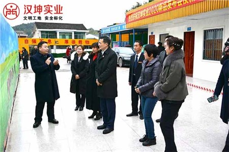 长沙市政协副主席、工商联主席彭继球等领导一行视察汉坤实业