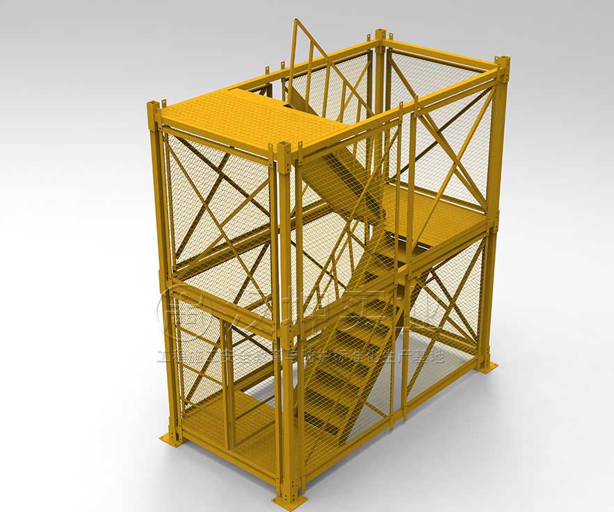 施工安全爬梯 组装式安全爬梯